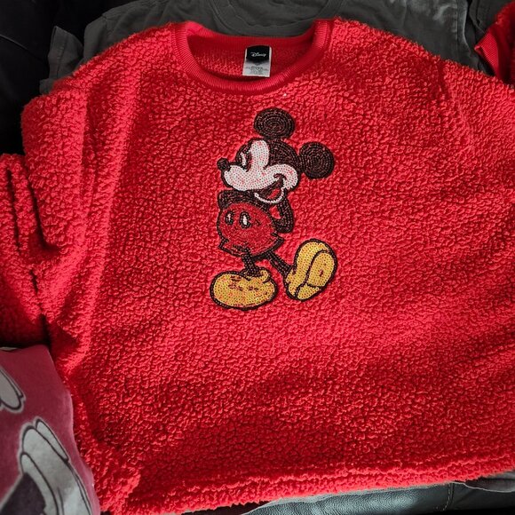 Fuzzy mickey sweater - Picture 1 of 2